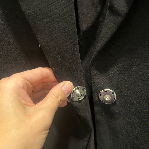 Vince Camuto- Black Women's Full Length Coat - Picture 4 of 5